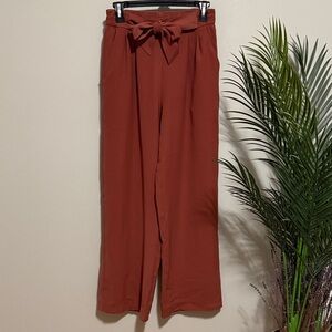 Lululemon Athletica Terracotta Wide Leg Pants